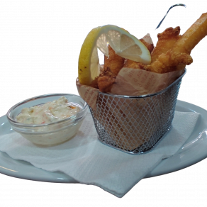 Cuttlefish Strips with Tartar Sauce