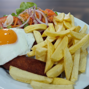 Fried Alheira